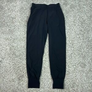 Nike Pants Womens Medium Black Dri-FIT Woven Jogger Zip Pockets Running Gym